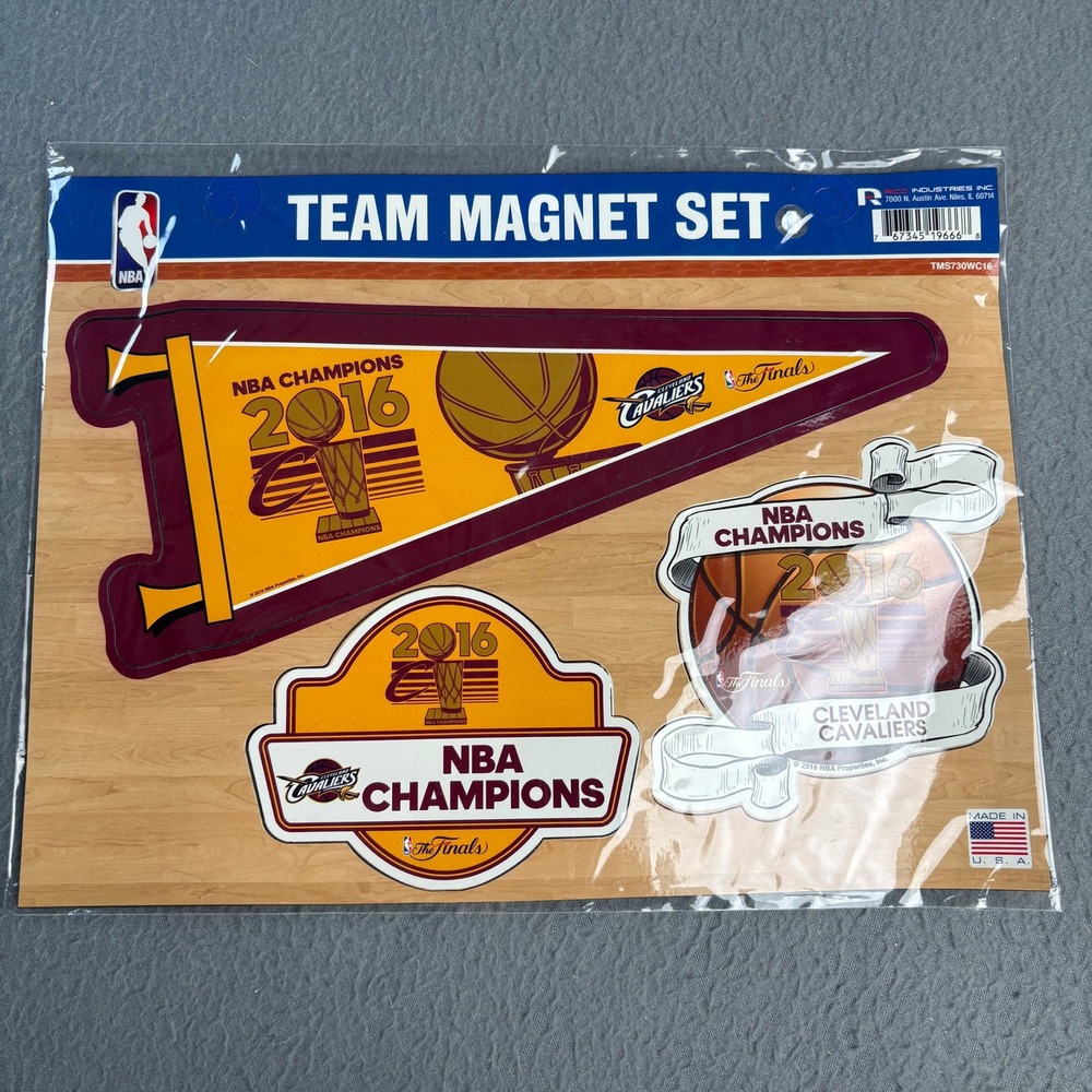 Cleveland Cavaliers 2016 NBA Champions Magnet Set Rico Industries TMS730WC16